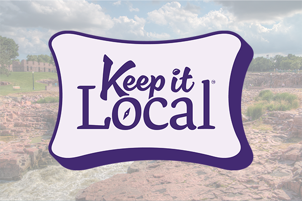 Keep It Local Stamp Logo